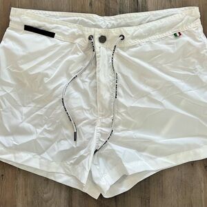 Philipp Plein White Athletic Swim Shorts